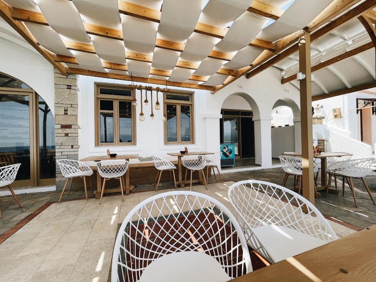 Nereides Seaside Apartments Marathokampos Bagian luar foto