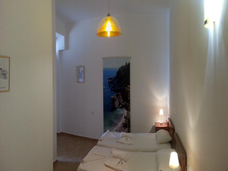 Nereides Seaside Apartments Marathokampos Bagian luar foto