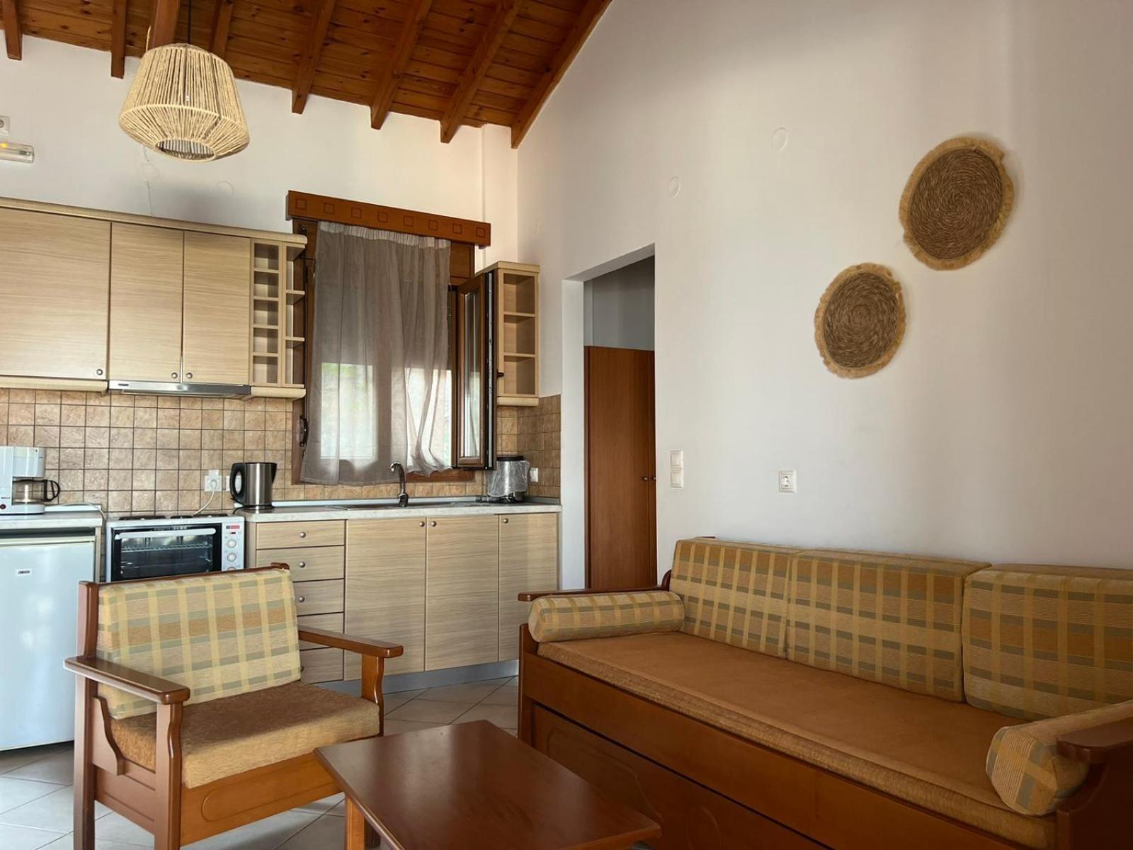 Nereides Seaside Apartments Marathokampos Bagian luar foto