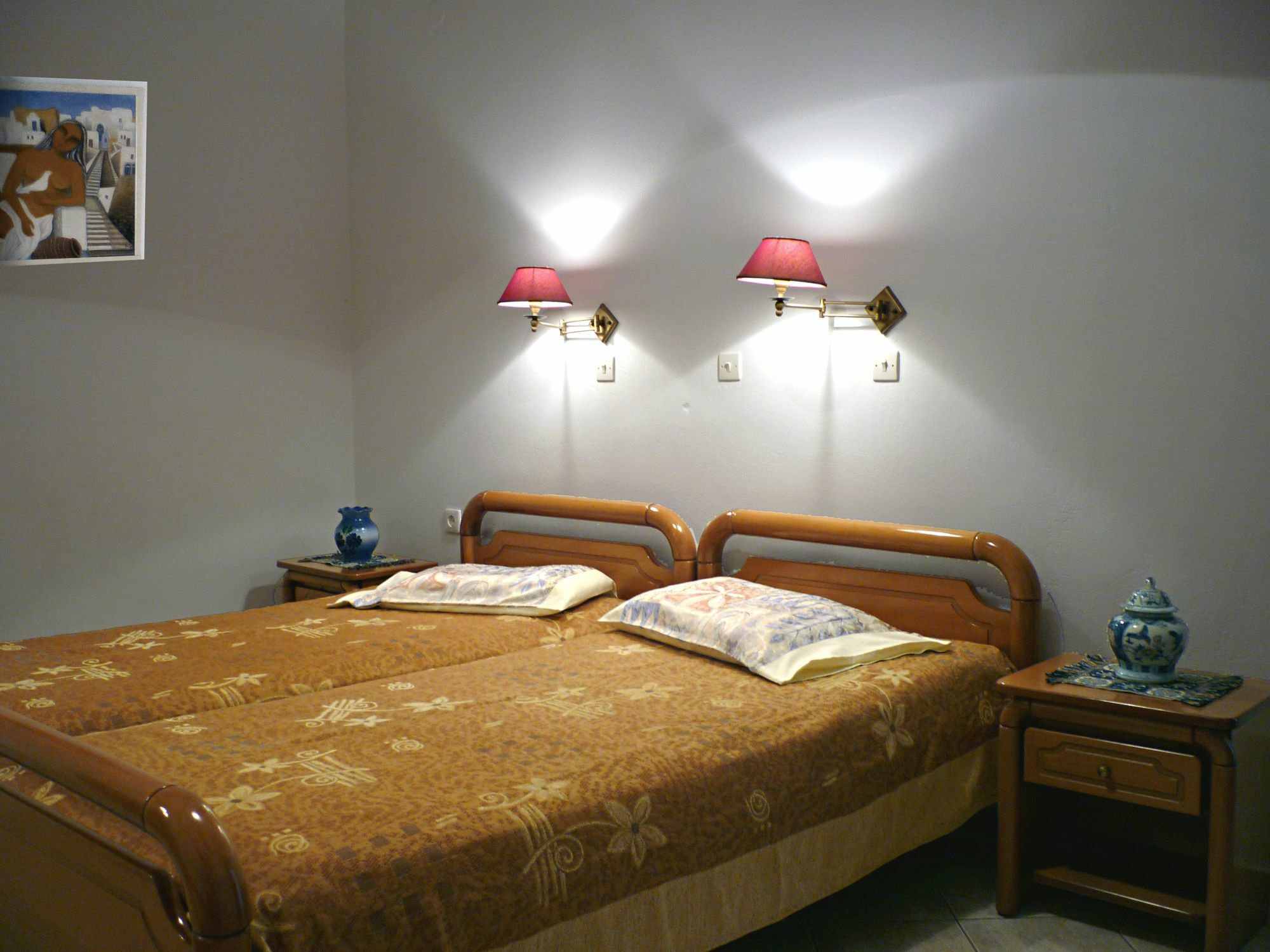 Nereides Seaside Apartments Marathokampos Bagian luar foto