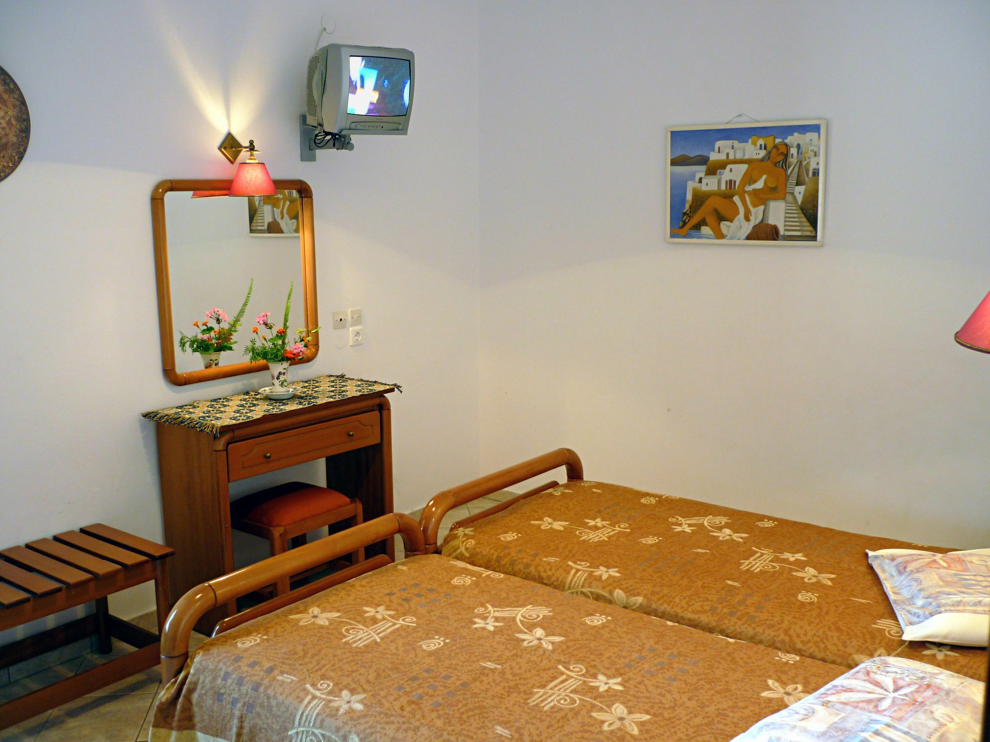 Nereides Seaside Apartments Marathokampos Bagian luar foto